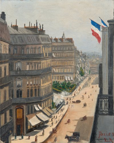Vista de la calle desde París de Alfhild Nordlund